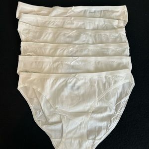 Liz Wear Bikini White Panties XL